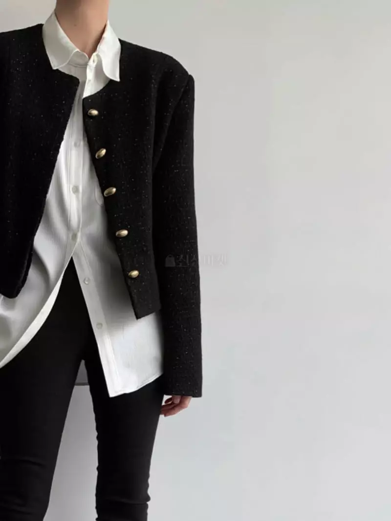 Project View - Korean Women Fashion - #momslook - Hidden Twid Jacket - 6