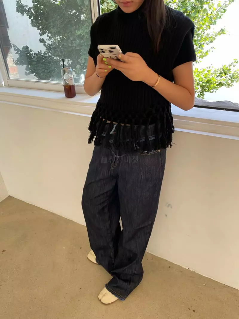 Project View - Korean Women Fashion - #momslook - Cashmere Tasle Knit Tee - 11