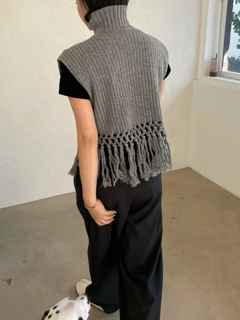 Project View - Korean Women Fashion - #momslook - Cashmere Tasle Knit Tee - 7