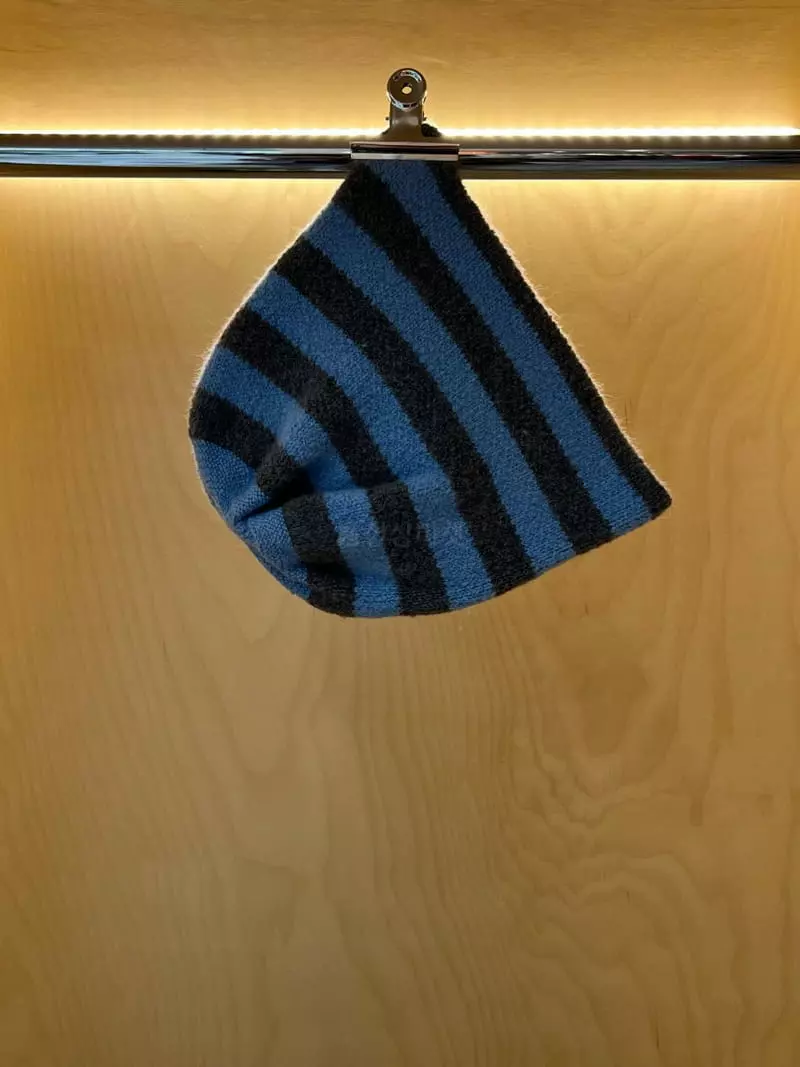 Project View - Korean Women Fashion - #momslook - Stripes Knit Beanie - 2