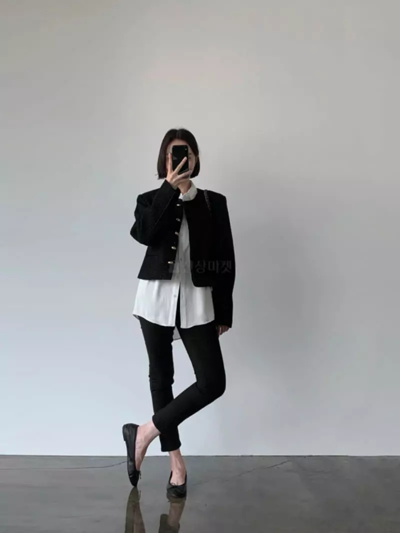 Project View - Korean Women Fashion - #womensfashion - Hidden Twid Jacket - 5