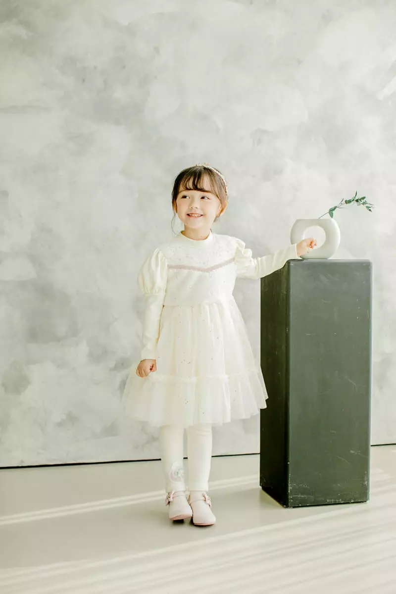 Pudding - Korean Children Fashion - #Kfashion4kids - Pearl One-piece - 10