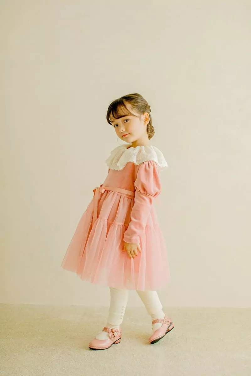 Pudding - Korean Children Fashion - #childofig - Frill One-piece - 3