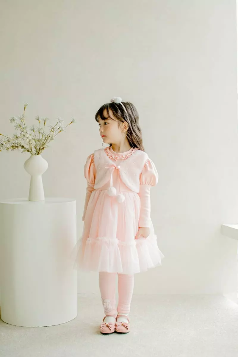 Pudding - Korean Children Fashion - #childofig - Vest One-piece