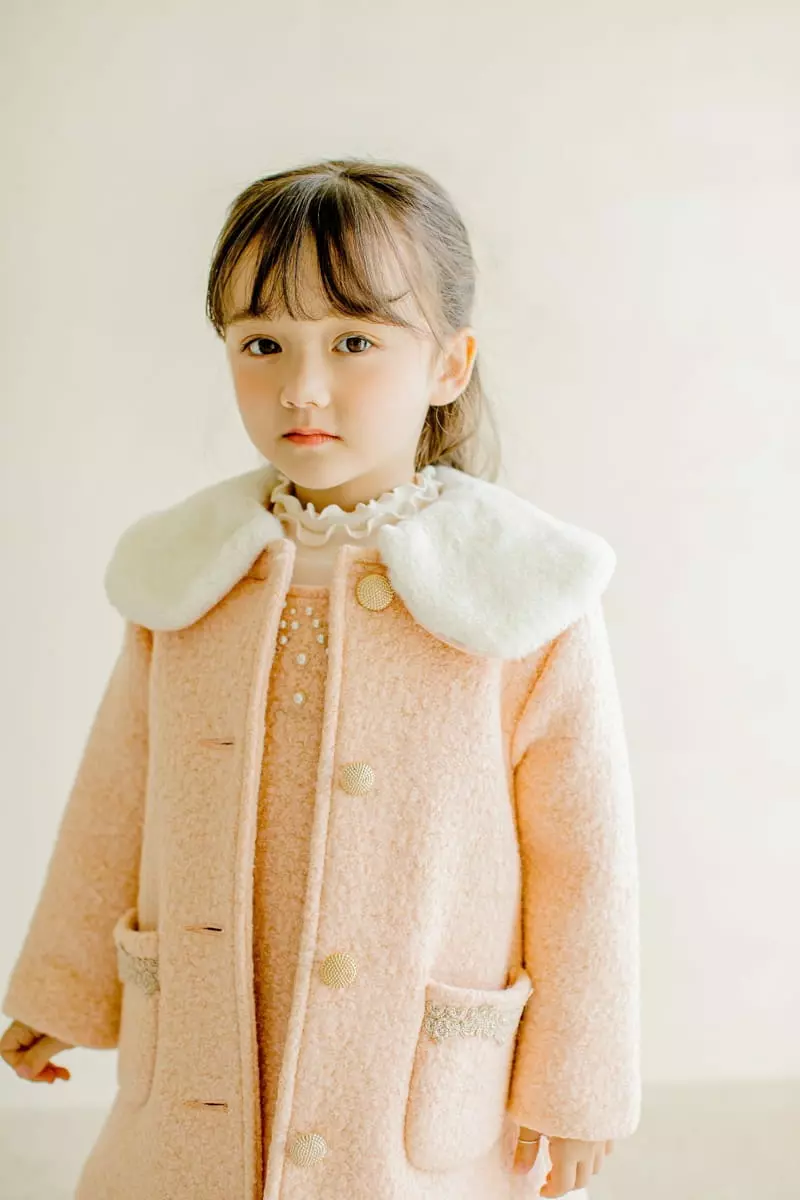 Pudding - Korean Children Fashion - #childofig - Mosic Coat - 9