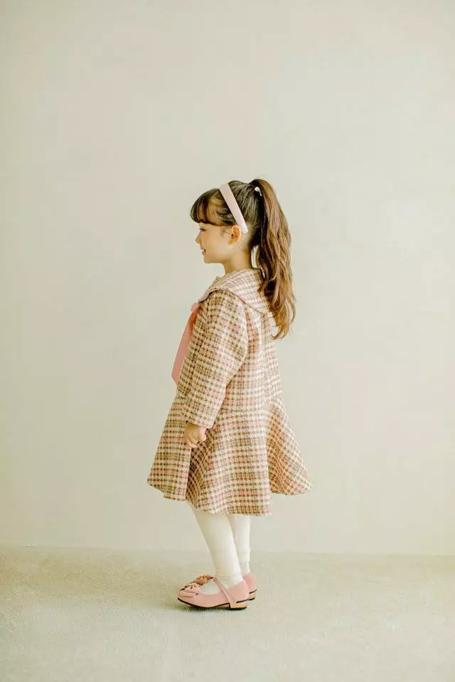 Pudding - Korean Children Fashion - #childofig - Ribbon One-piece - 2