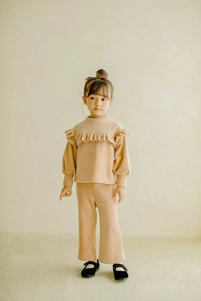 Pudding - Korean Children Fashion - #childofig - Winter Sinsang Top Bottom Set