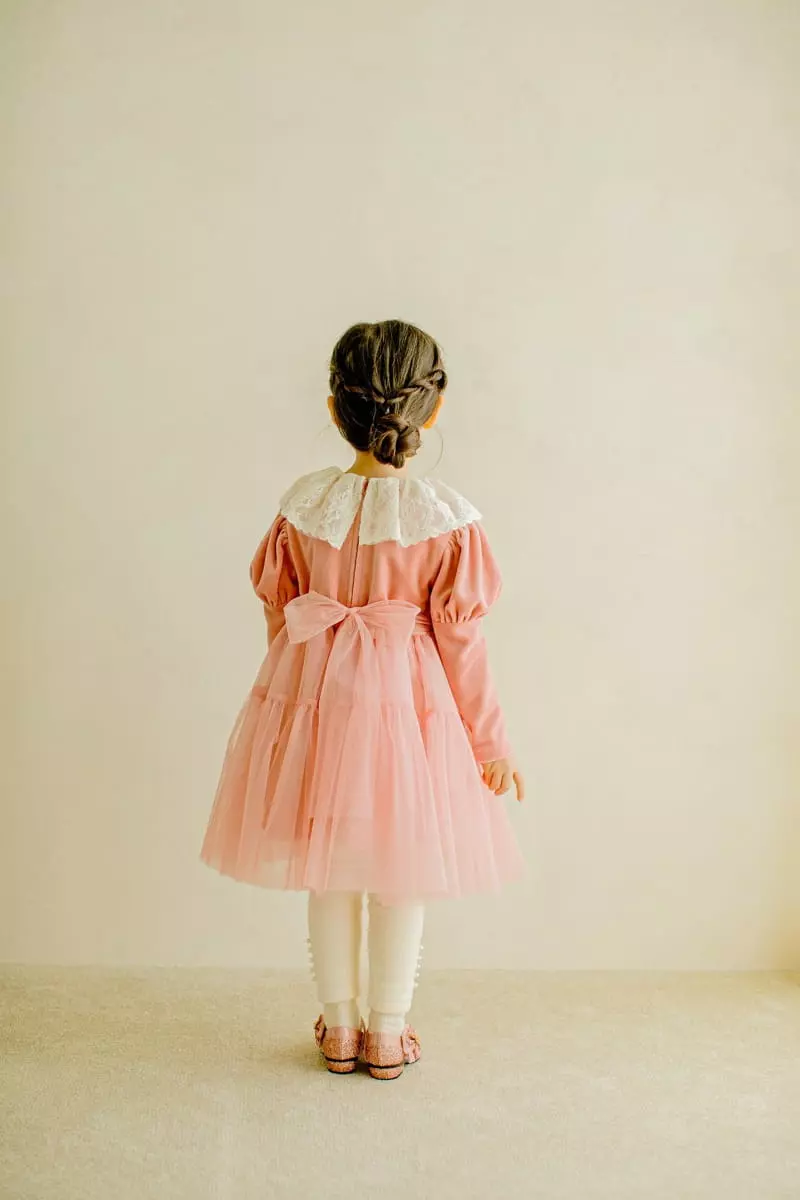 Pudding - Korean Children Fashion - #childofig - Frill One-piece - 4