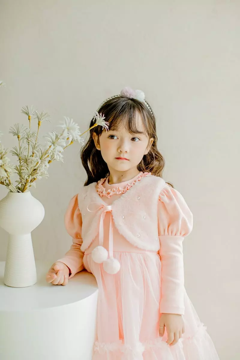 Pudding - Korean Children Fashion - #childrensboutique - Vest One-piece - 2
