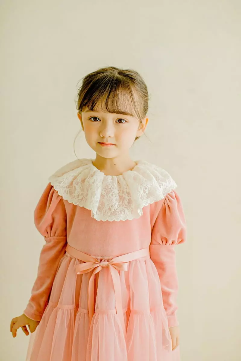 Pudding - Korean Children Fashion - #designkidswear - Frill One-piece - 5