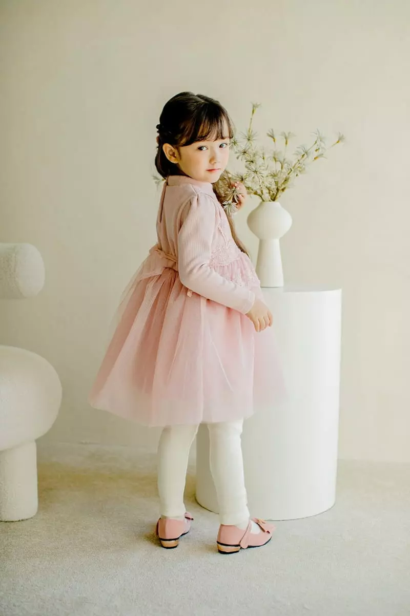 Pudding - Korean Children Fashion - #designkidswear - Lace One-piece
