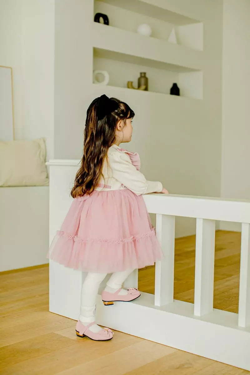 Pudding - Korean Children Fashion - #discoveringself - Velvet One-piece - 3