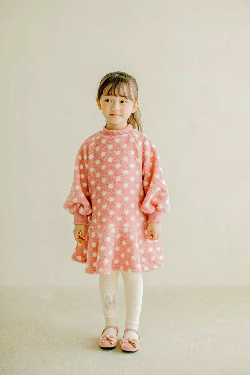 Pudding - Korean Children Fashion - #discoveringself - Dot One-piece