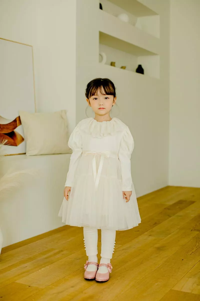 Pudding - Korean Children Fashion - #fashionkids - Frill One-piece - 7