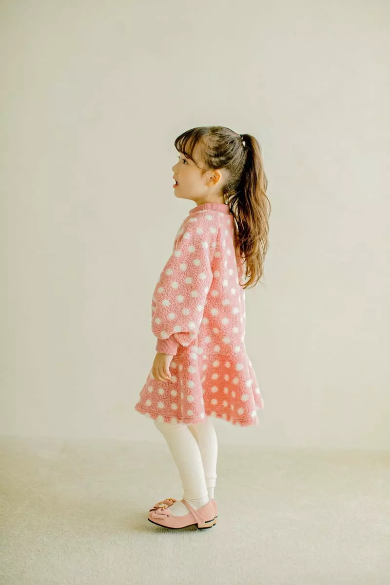 Pudding - Korean Children Fashion - #fashionkids - Dot One-piece - 2