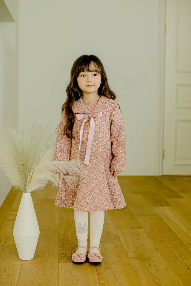 Pudding - Korean Children Fashion - #fashionkids - Ribbon One-piece - 6