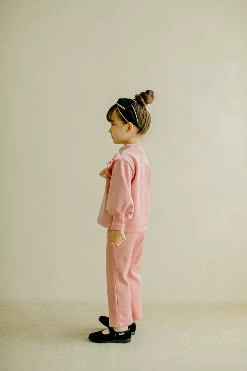 Pudding - Korean Children Fashion - #fashionkids - Winter Sinsang Top Bottom Set - 5
