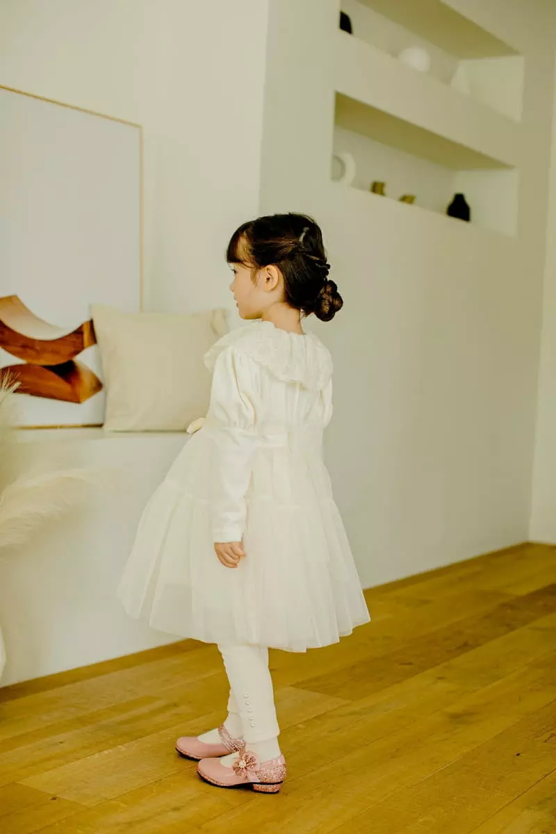 Pudding - Korean Children Fashion - #kidsshorts - Frill One-piece - 8