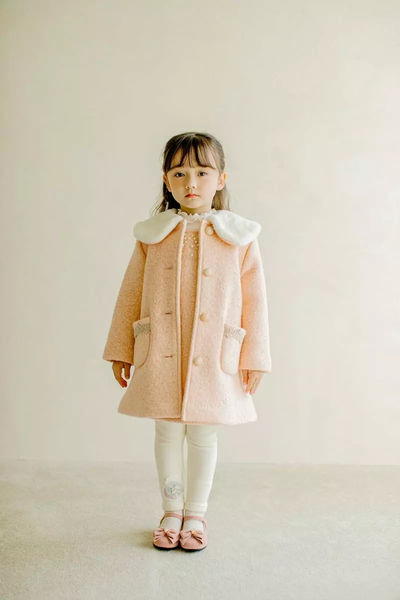 Pudding - Korean Children Fashion - #kidsstore - Mosic Coat