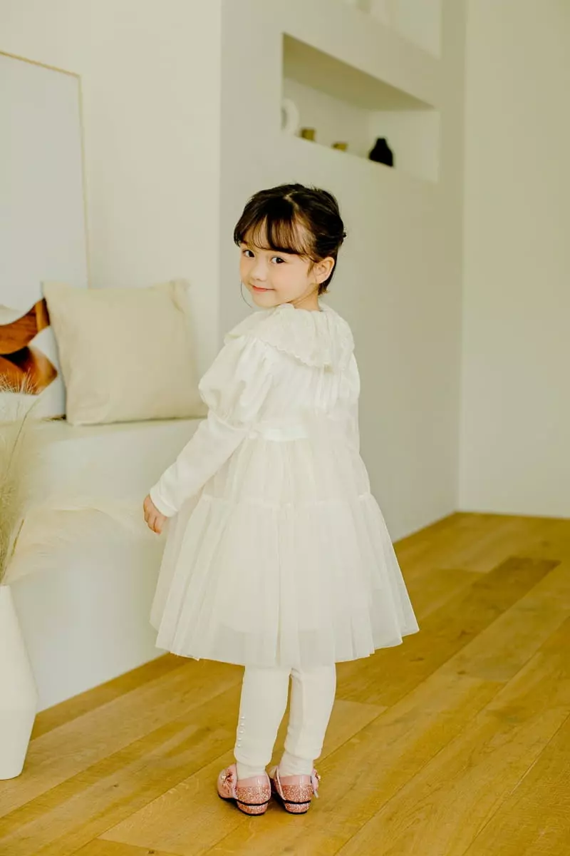 Pudding - Korean Children Fashion - #kidzfashiontrend - Frill One-piece - 10