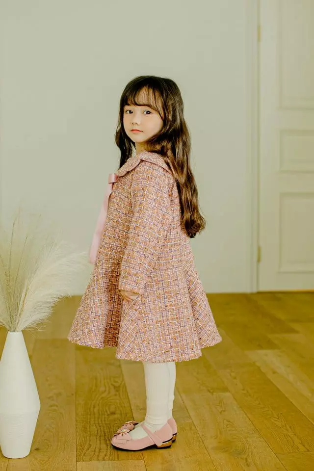 Pudding - Korean Children Fashion - #kidzfashiontrend - Ribbon One-piece - 9