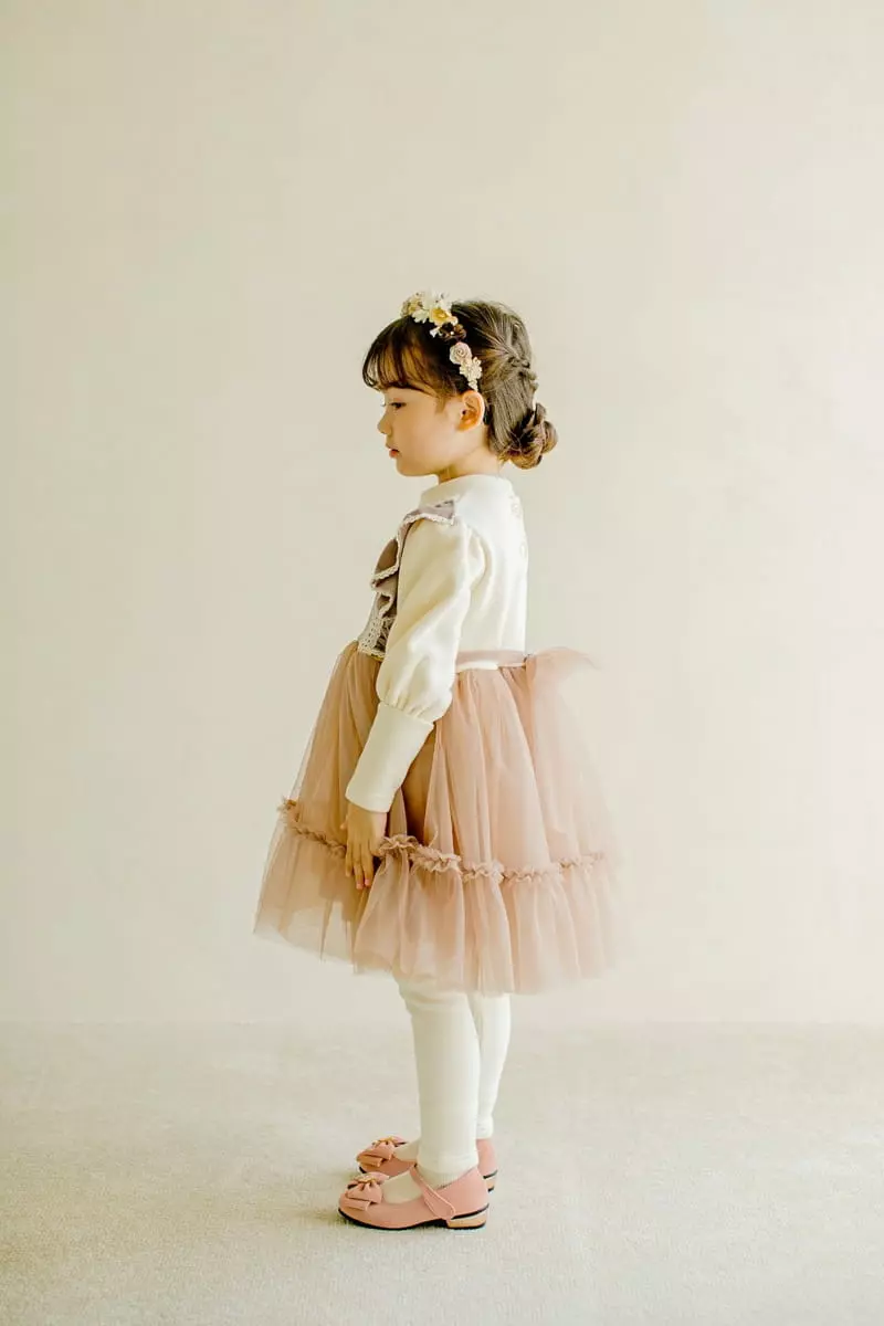 Pudding - Korean Children Fashion - #littlefashionista - Velvet One-piece - 9