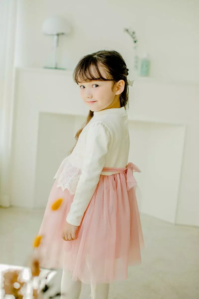 Pudding - Korean Children Fashion - #littlefashionista - Lace One-piece - 8