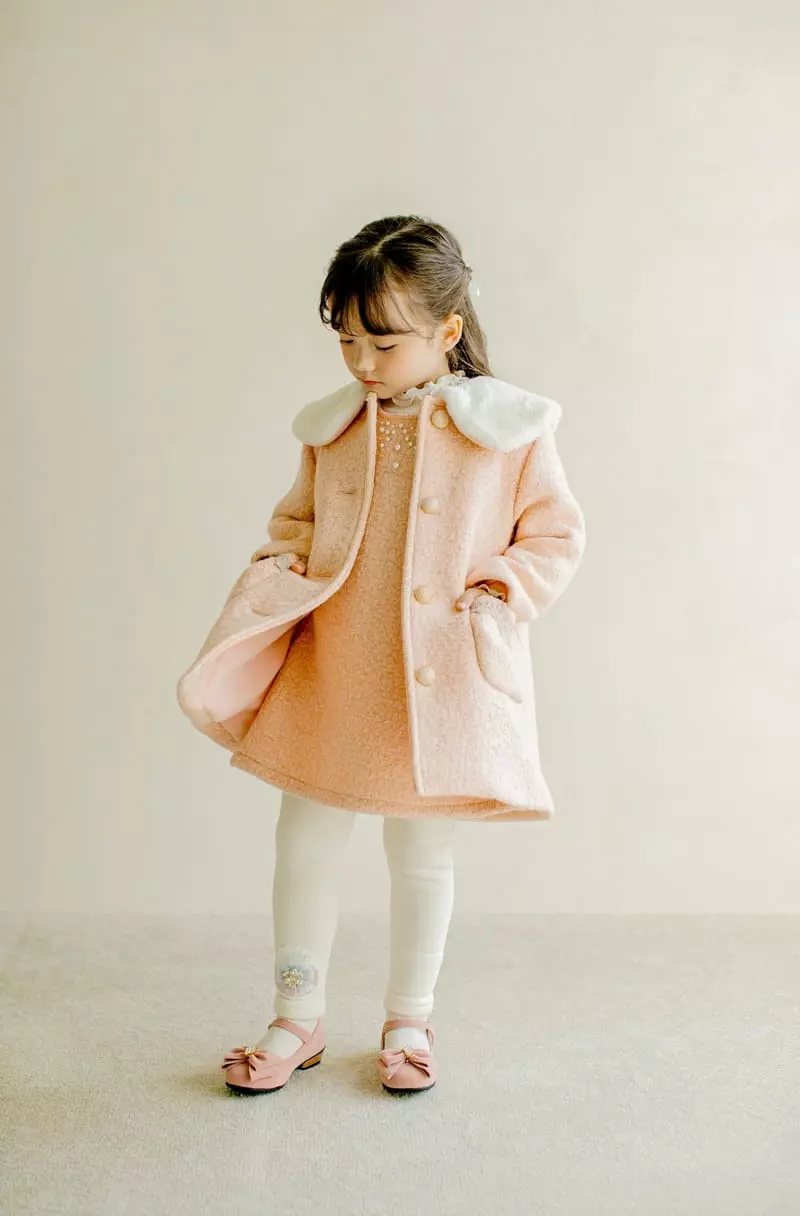 Pudding - Korean Children Fashion - #Kfashion4kids - Mosic Coat - 4