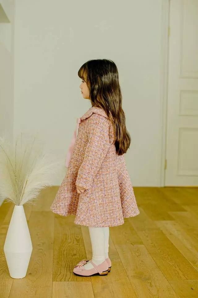 Pudding - Korean Children Fashion - #littlefashionista - Ribbon One-piece - 11