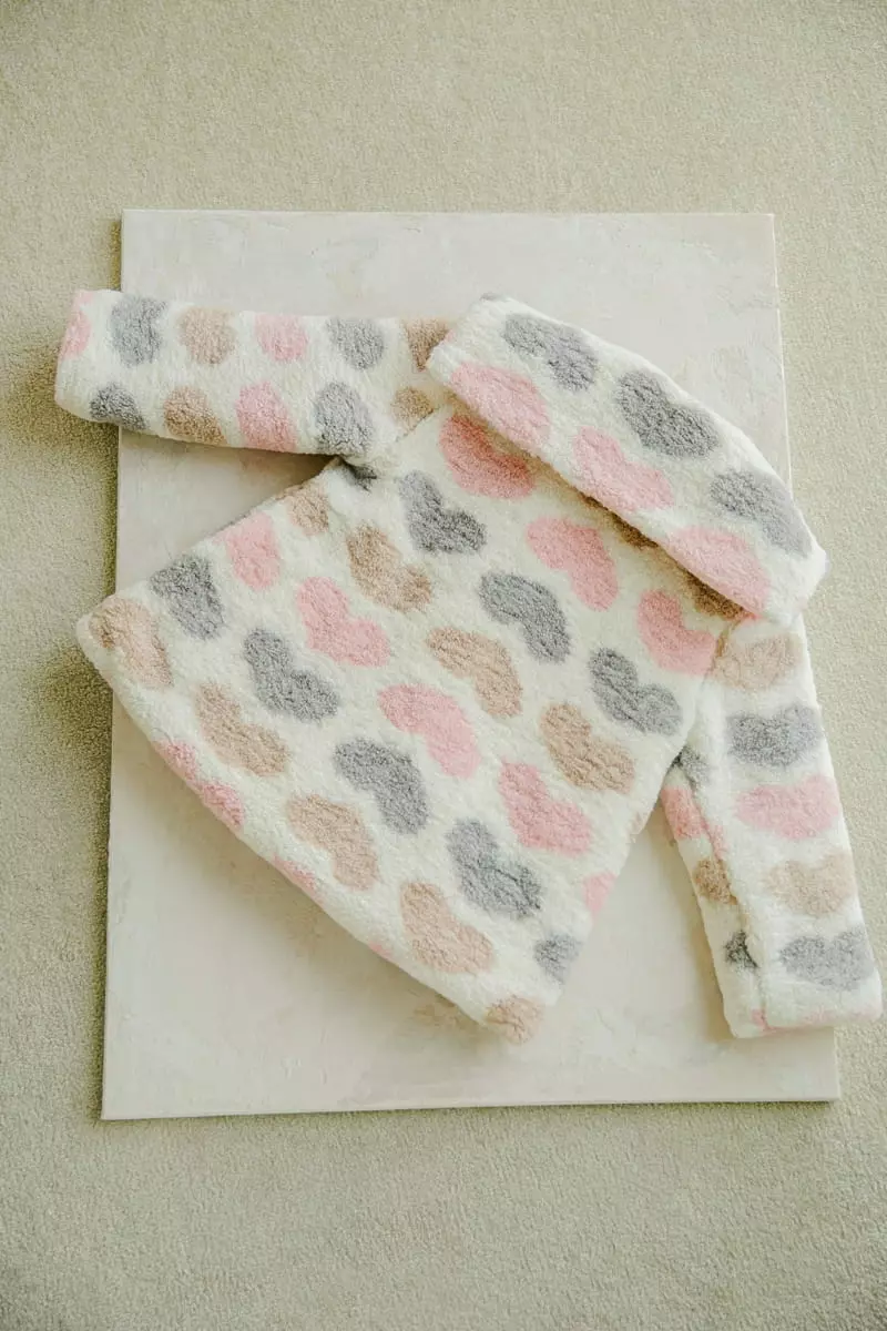 Pudding - Korean Children Fashion - #minifashionista - Heart Coat - 7