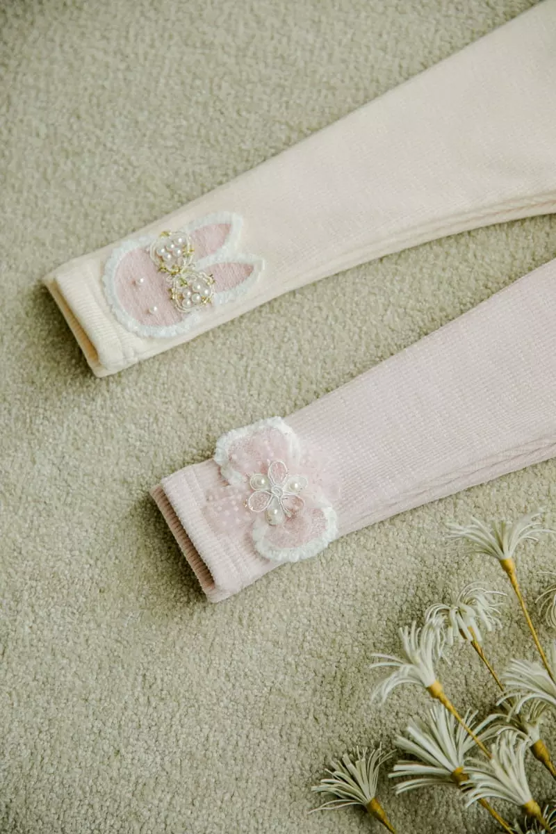 Pudding - Korean Children Fashion - #minifashionista - Rib Leggings