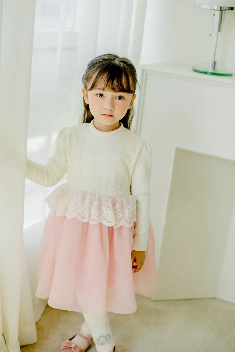 Pudding - Korean Children Fashion - #prettylittlegirls - Lace One-piece - 11