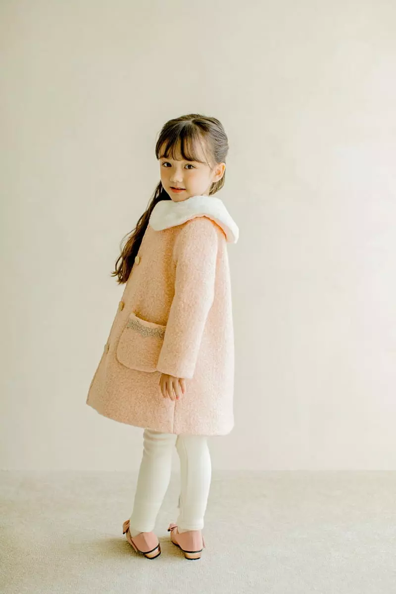 Pudding - Korean Children Fashion - #prettylittlegirls - Mosic Coat - 7