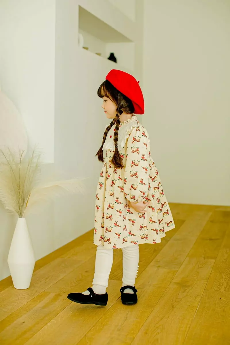 Pudding - Korean Children Fashion - #toddlerclothing - Bambi One-piece - 4
