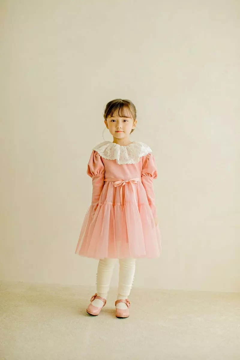 Pudding - Korean Children Fashion - #stylishchildhood - Frill One-piece - 2
