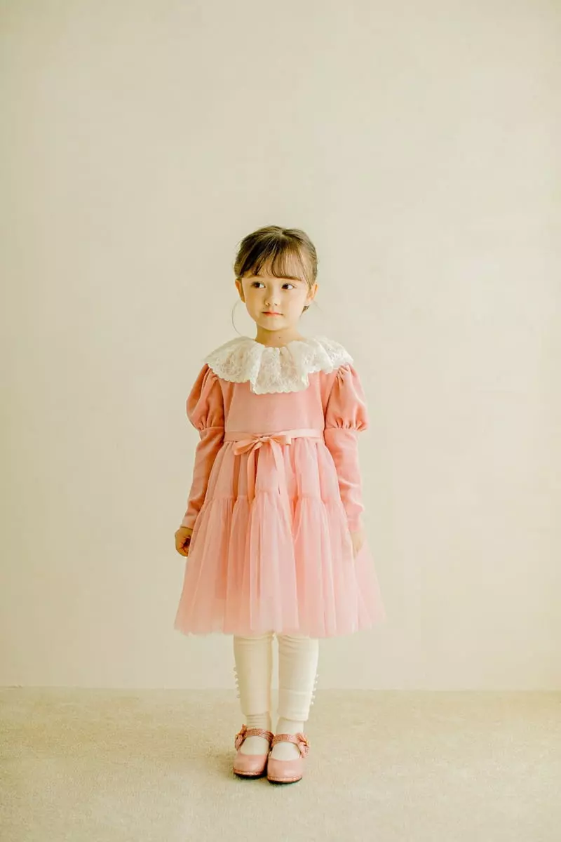 Pudding - Korean Children Fashion - #toddlerclothing - Frill One-piece