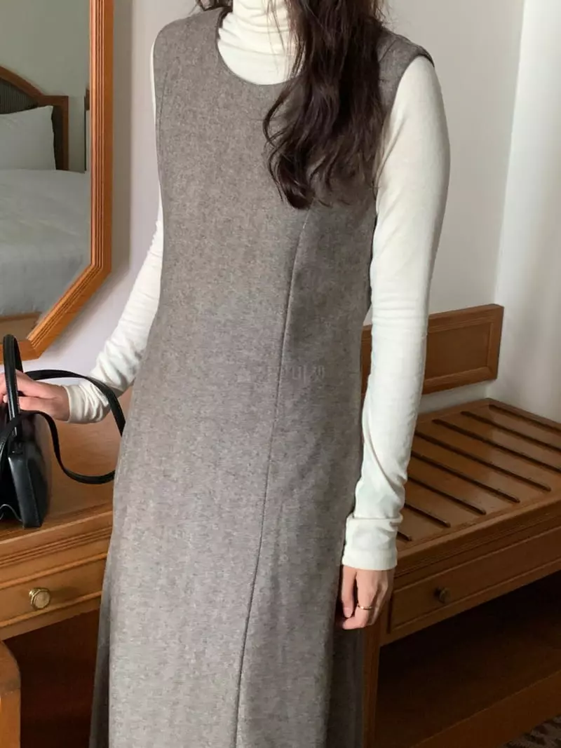 Renouveau - Korean Women Fashion - #womensfashion - Herringbone One-piece - 4