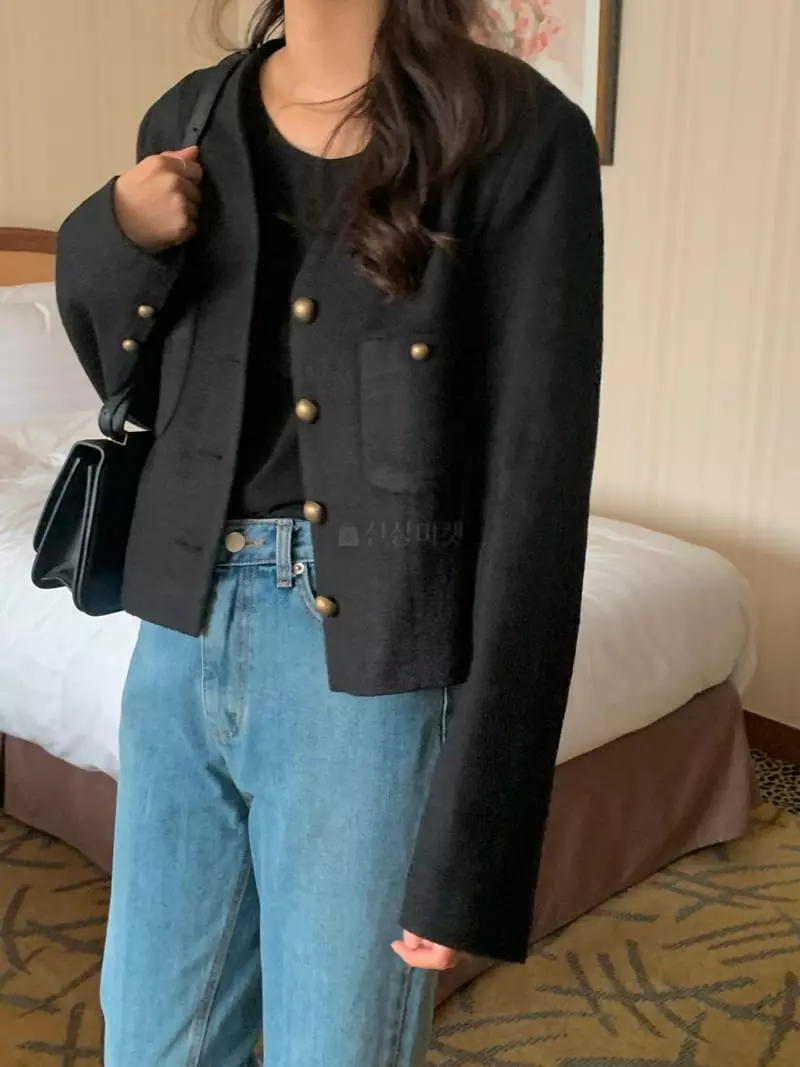 Renouveau - Korean Women Fashion - #momslook - Lace Twid Jacket - 10