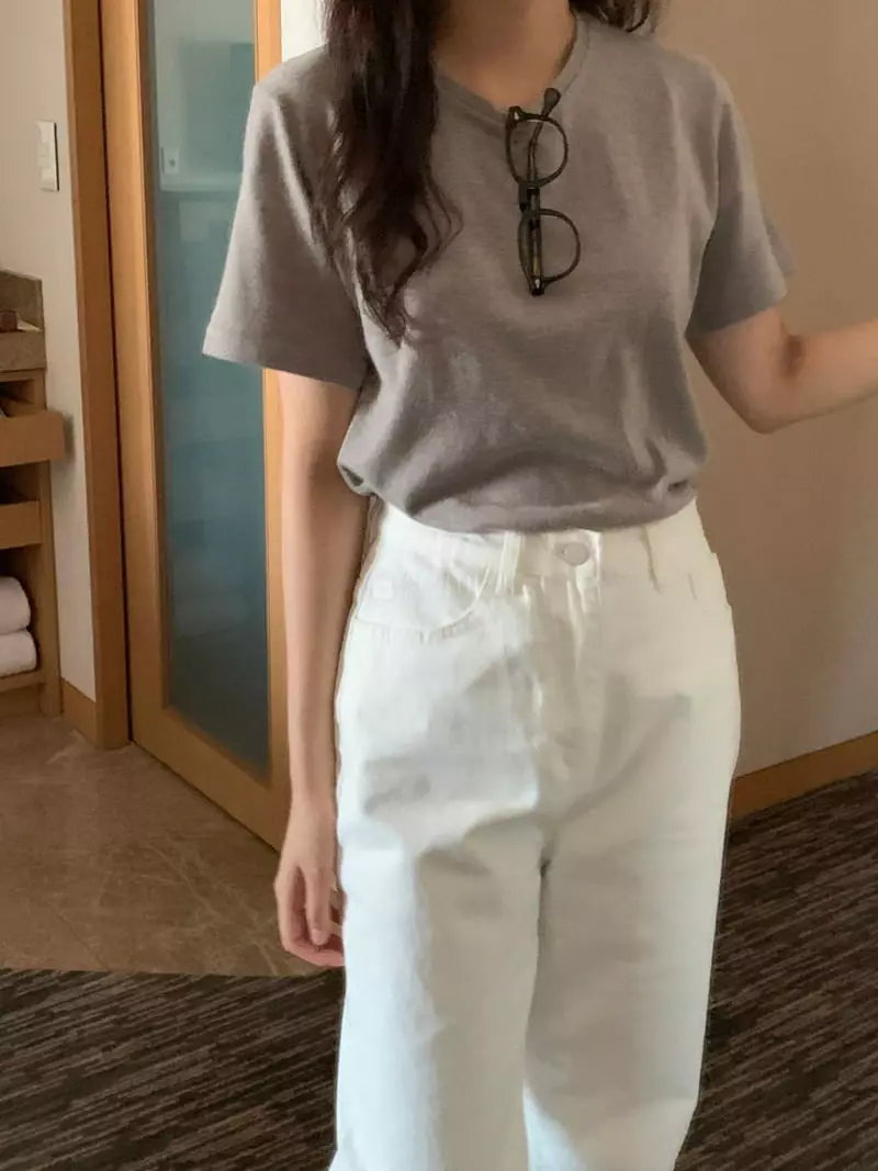 Renouveau - Korean Women Fashion - #momslook - Angora Tee
