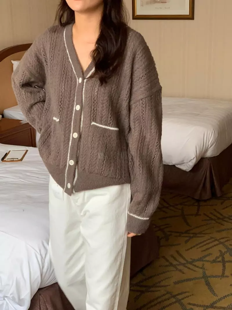 Renouveau - Korean Women Fashion - #momslook - Alpaca Cardigan - 12