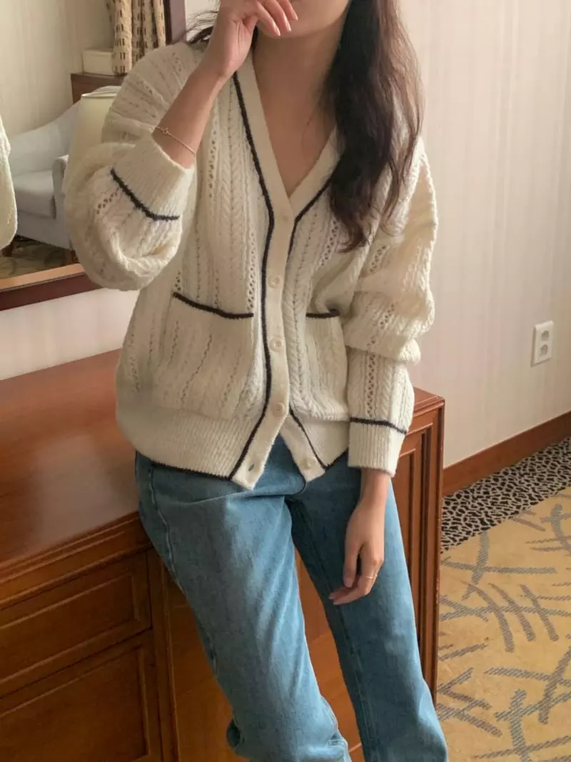Renouveau - Korean Women Fashion - #momslook - Alpaca Cardigan - 2