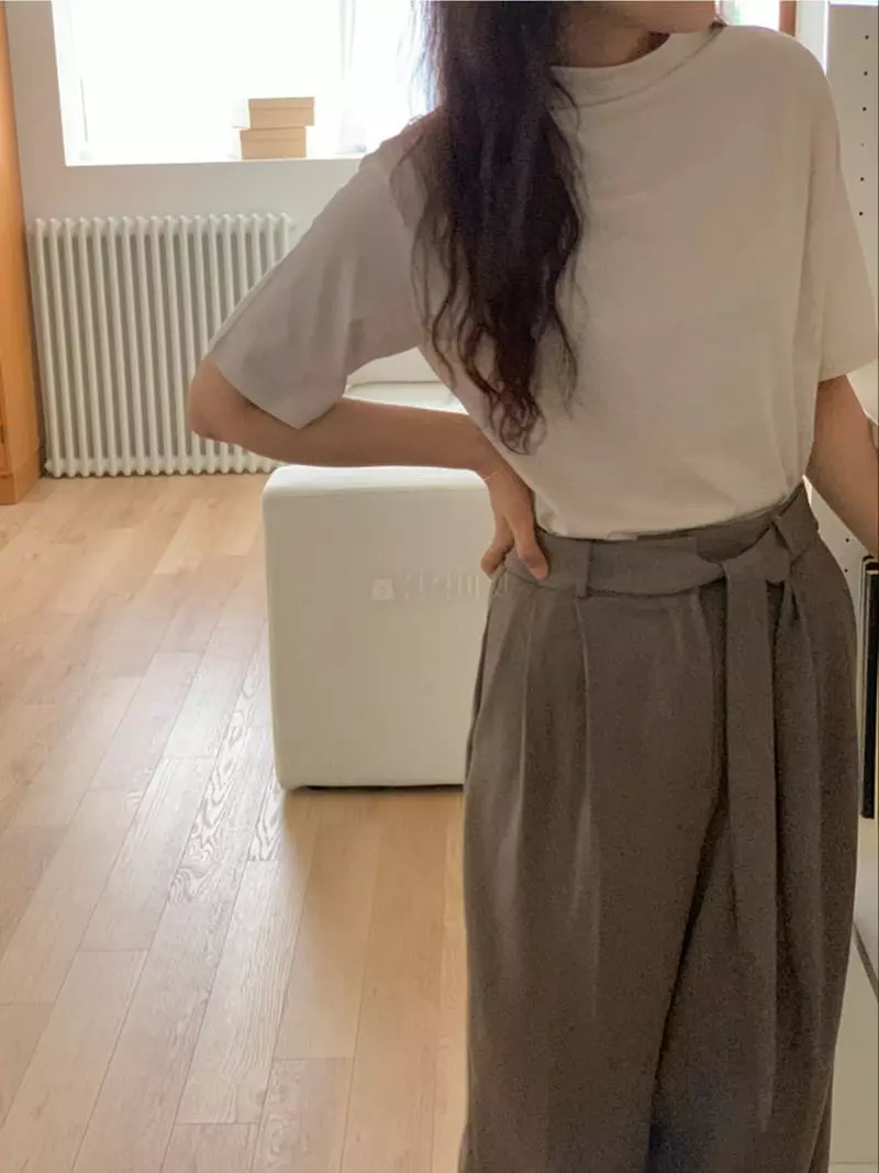 Renouveau - Korean Women Fashion - #momslook - Silet High Neck Tee - 9