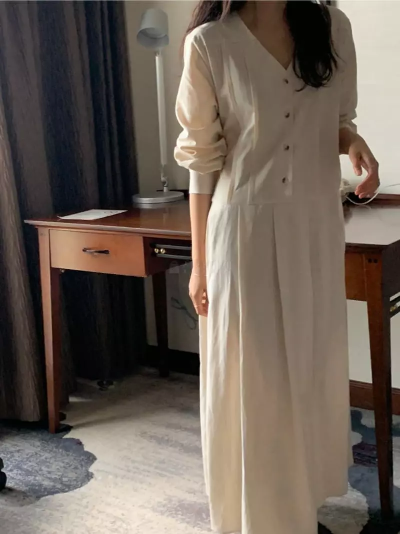 Renouveau - Korean Women Fashion - #momslook - Minue One-piece