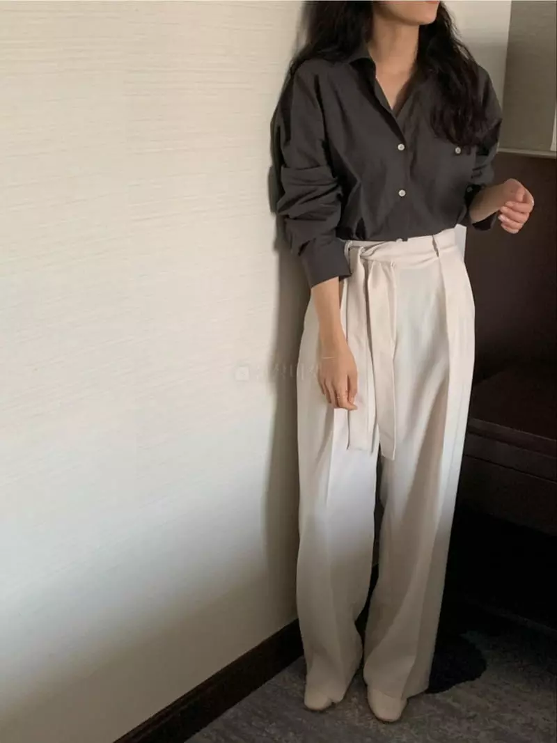 Renouveau - Korean Women Fashion - #momslook - Gogo Pocket Shirt - 10