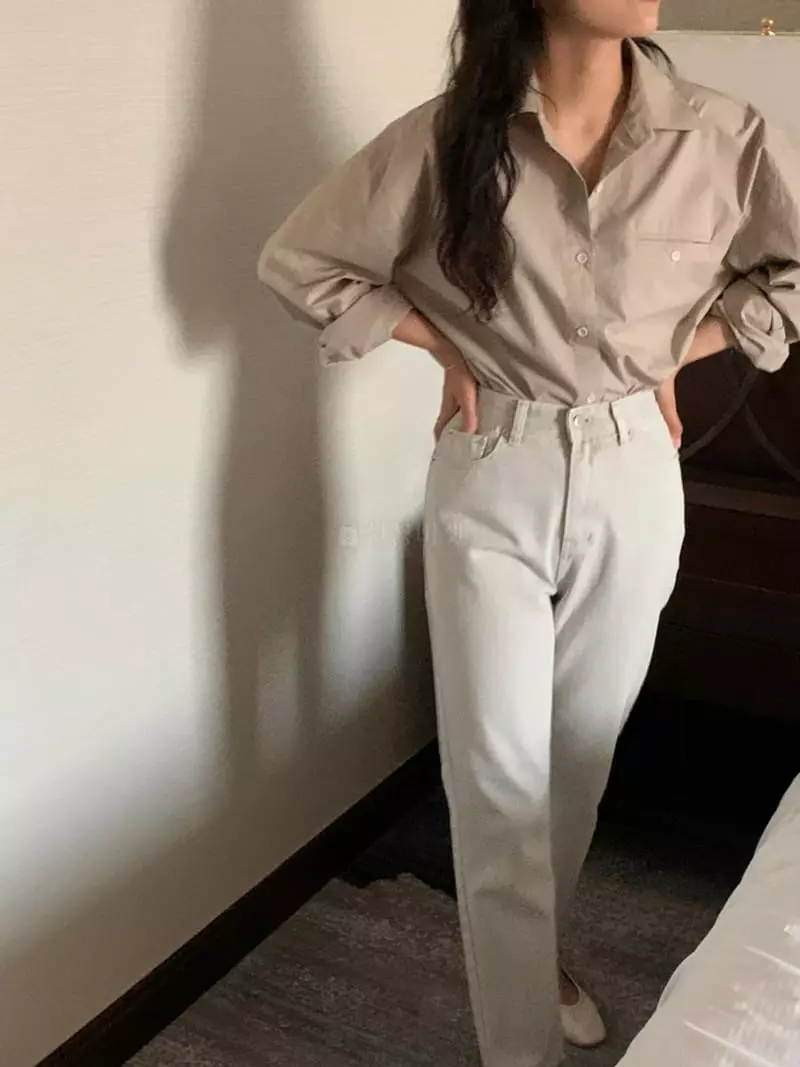 Renouveau - Korean Women Fashion - #momslook - Gogo Pocket Shirt - 8