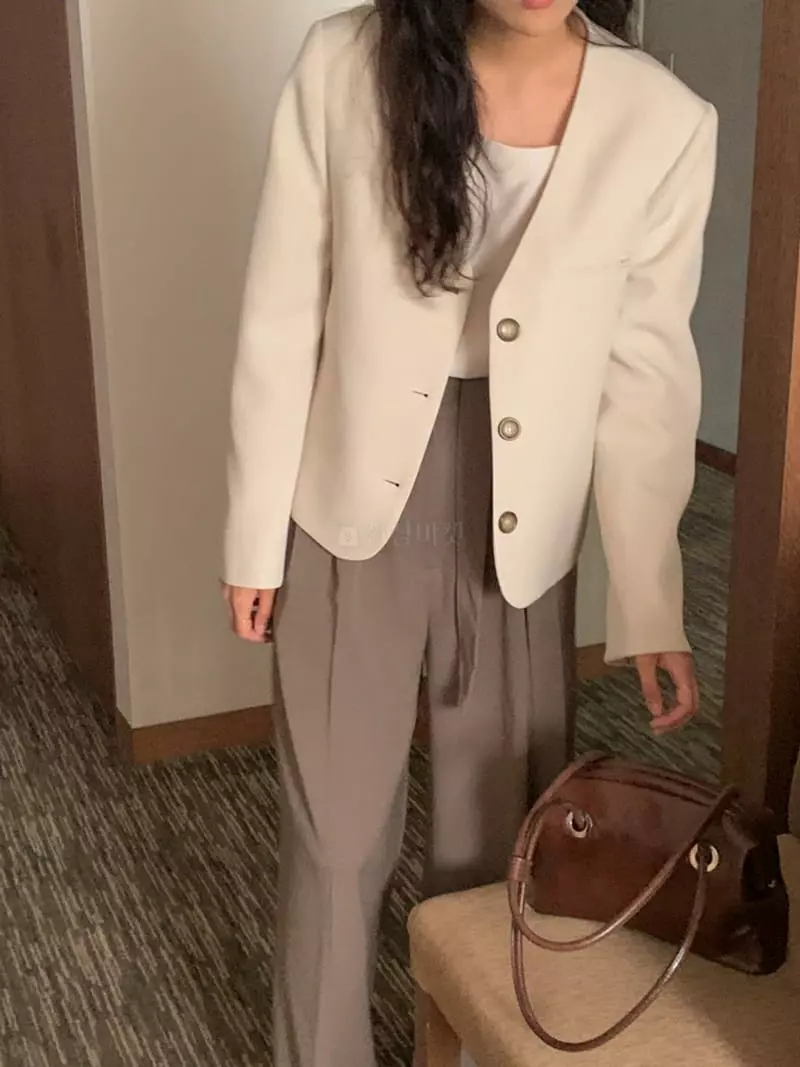 Renouveau - Korean Women Fashion - #thelittlethings - Signiture Jacket - 4