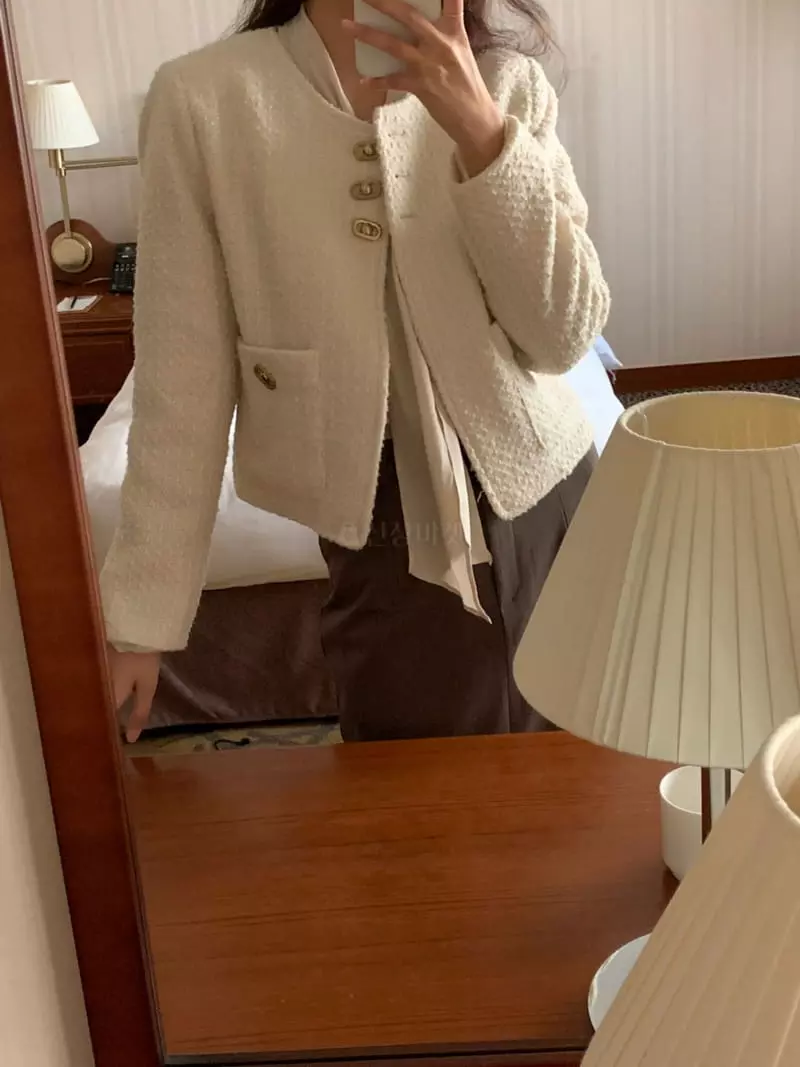 Renouveau - Korean Women Fashion - #pursuepretty - Bene Twid Jacket - 12