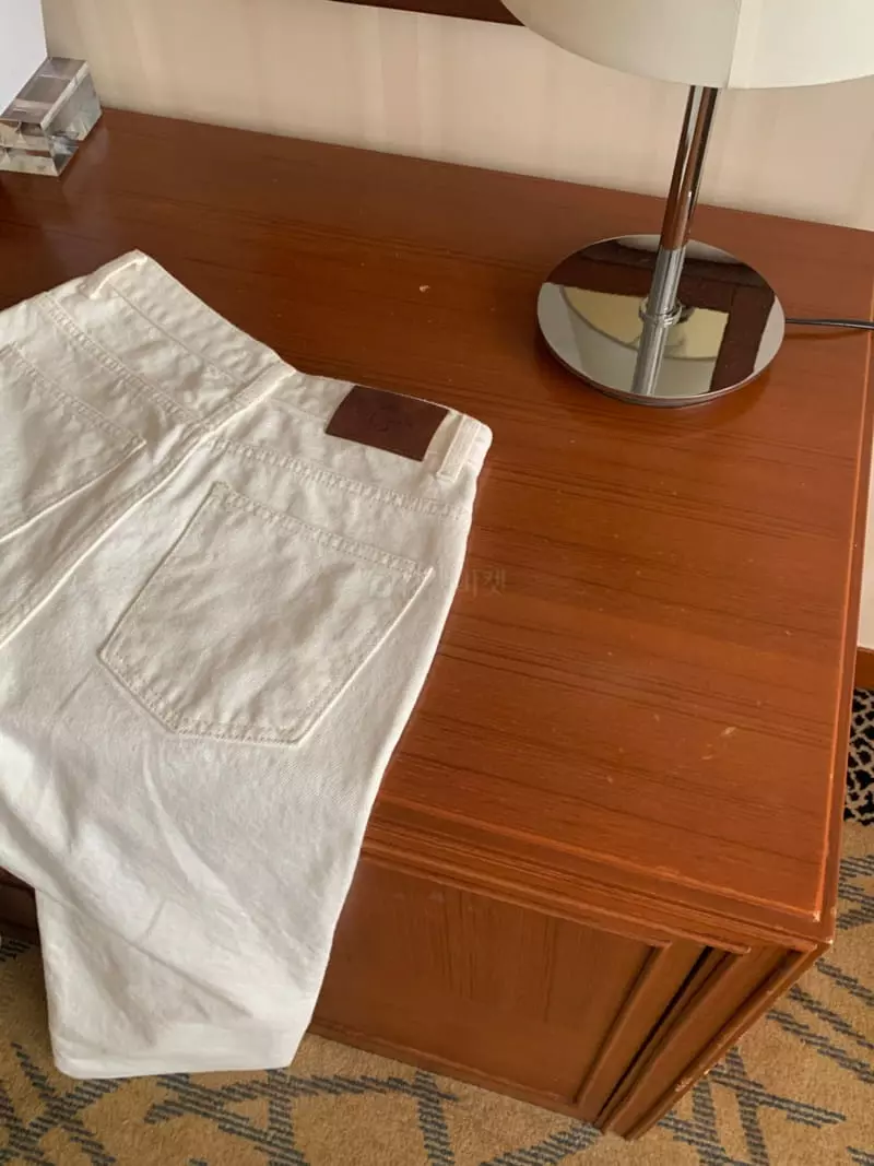 Renouveau - Korean Women Fashion - #pursuepretty - Cream Jeans - 2