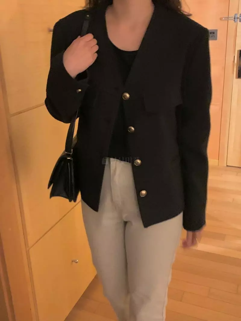 Renouveau - Korean Women Fashion - #romanticstyle - London Twid Jacket - 7