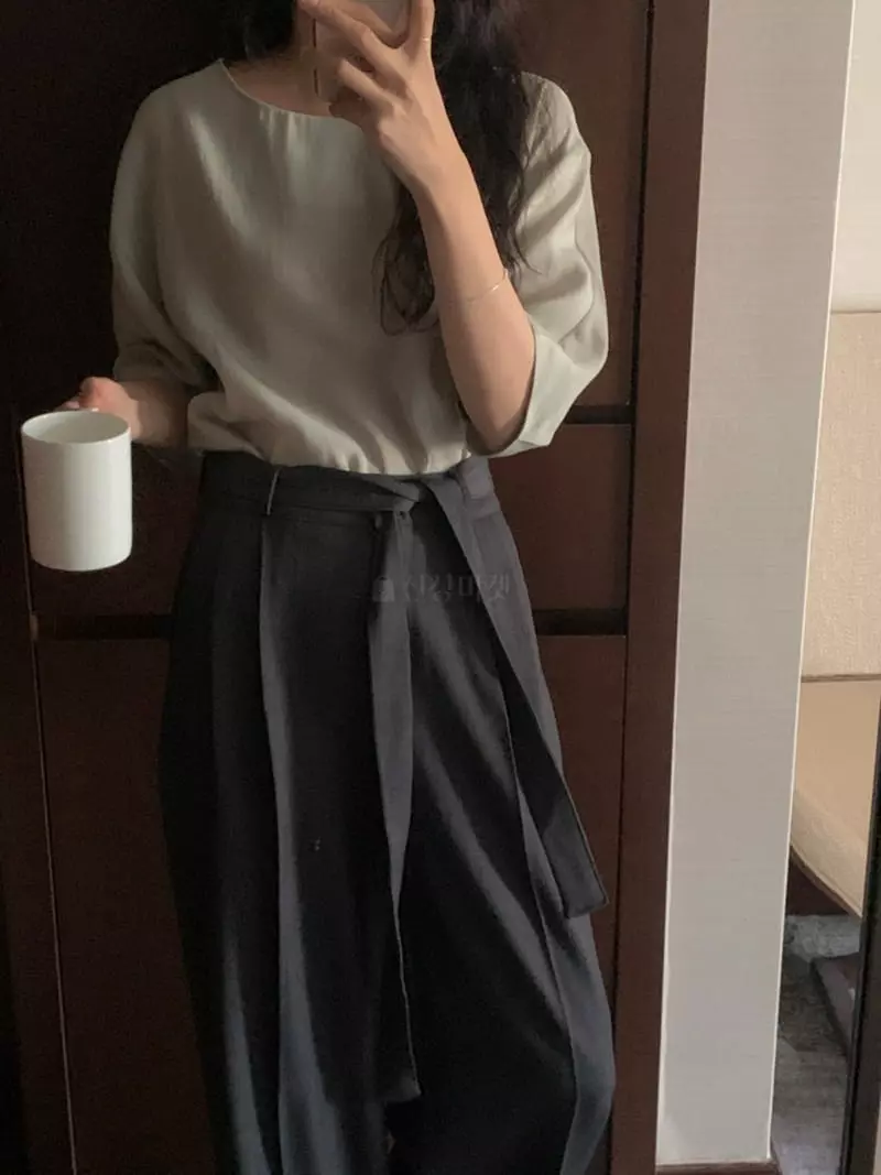 Renouveau - Korean Women Fashion - #romanticstyle - Circle Blouse - 6
